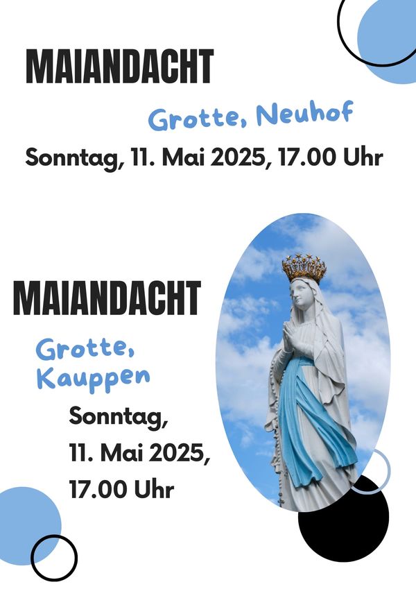 Maiandacht am 11. Mai 2025